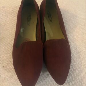 Seychelles Deep Red Loafers